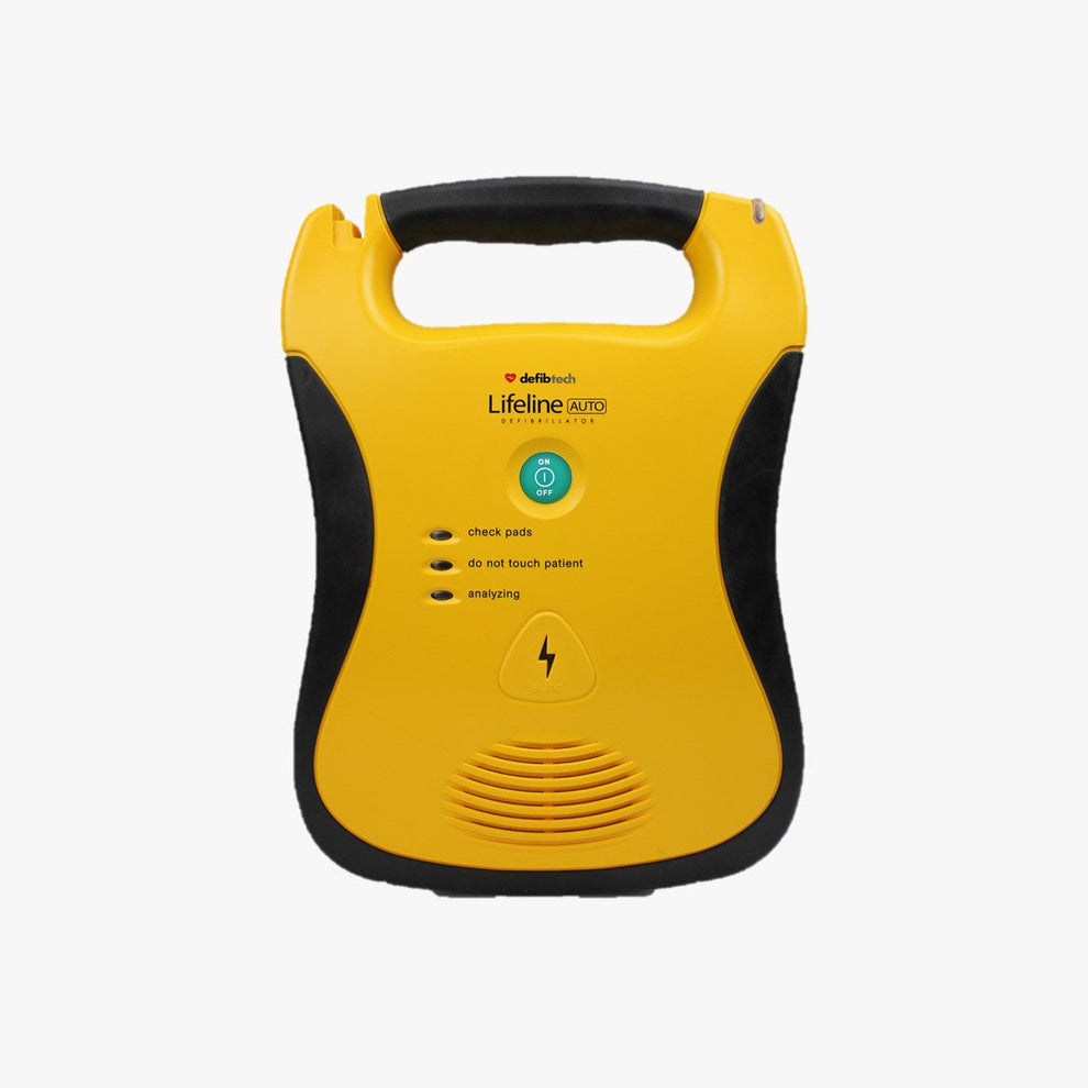 Yellow Defibtech Lifeline AUTO AED